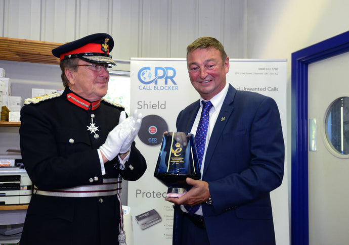 Queen’s Award Presentation From HM Lord Lieutenant